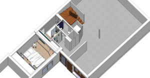MM2 renovation garage suite parentale 3D