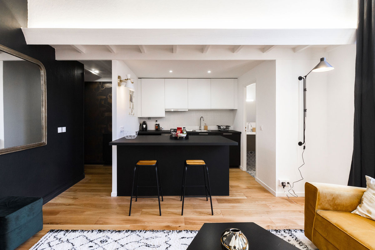 Appartement cosy aux Carmes 5 appartement rénové cosy Toulouse carmes Stéphanie Chambourg