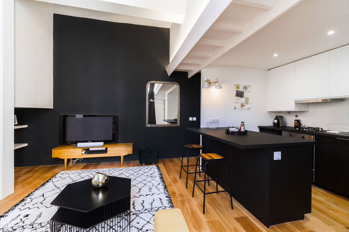 Appartement cosy aux Carmes 7 appartement rénové cosy Toulouse carmes Stéphanie Chambourg