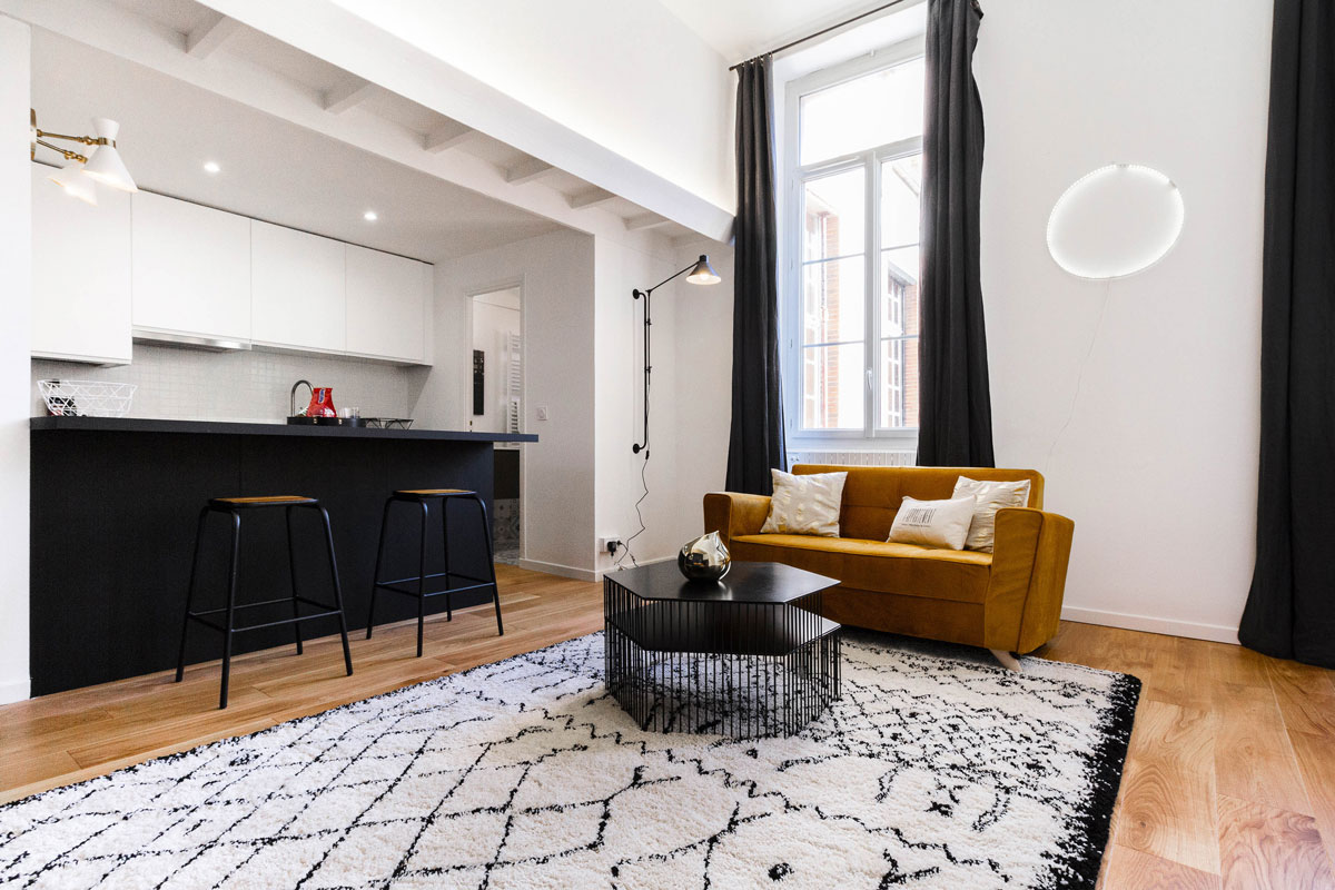 Appartement cosy aux Carmes 11 appartement rénové cosy Toulouse carmes Stéphanie Chambourg