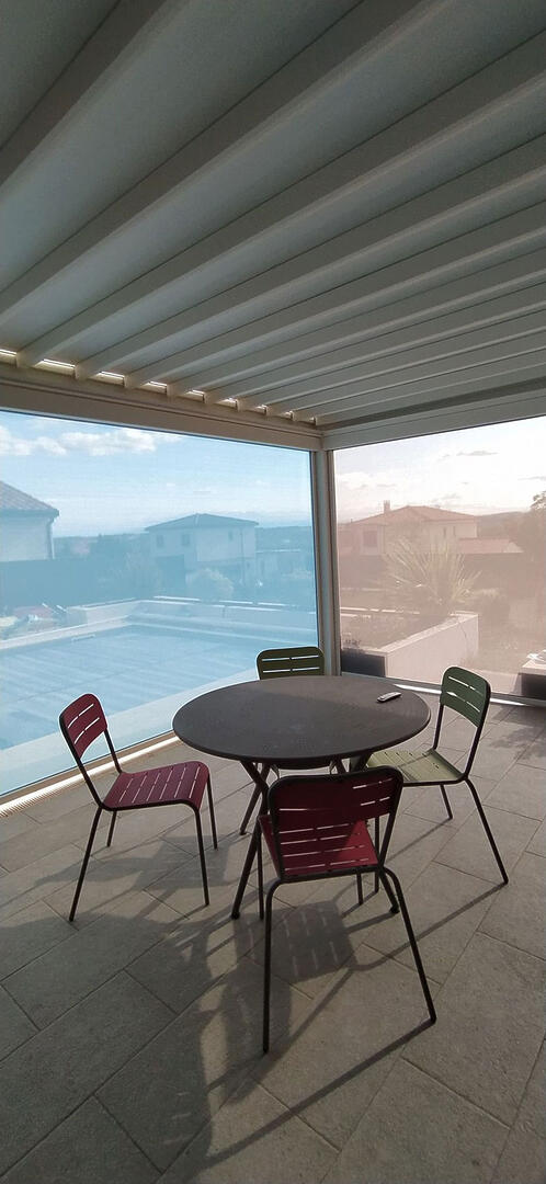 Pergola à toile rétractable 11 piscine pergola Toulouse été