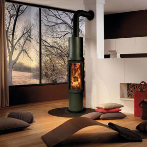 Les poêles à bois tout en rondeur