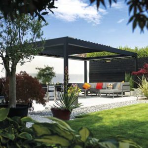 Pergola bioclimatique rétractable