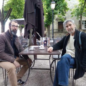 Rencontre d’artistes Jared Coffin & Régis Minois