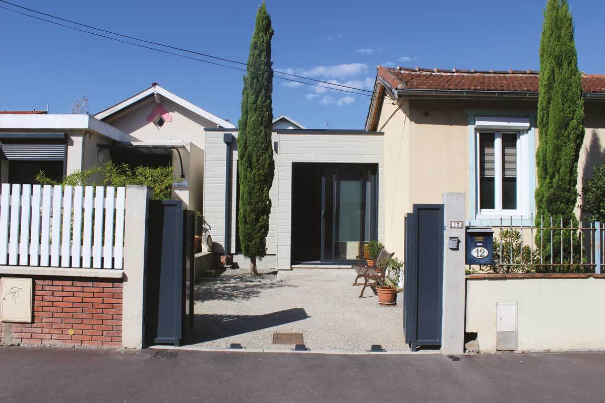 Extension bois à Toulouse 1 extension bois maison gaspin start toulouse