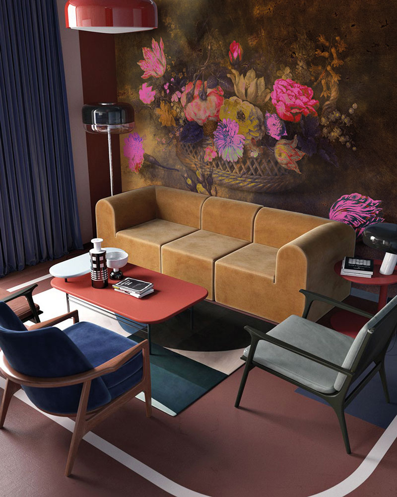 Papiers peints - Nouvelles collections 43 FLORE 4 MS