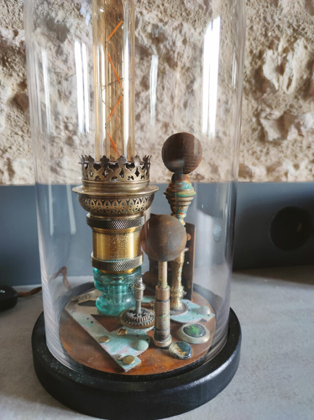 Les lampes upcycling de Marc Boyer 3 marc boyer lampes upcycling