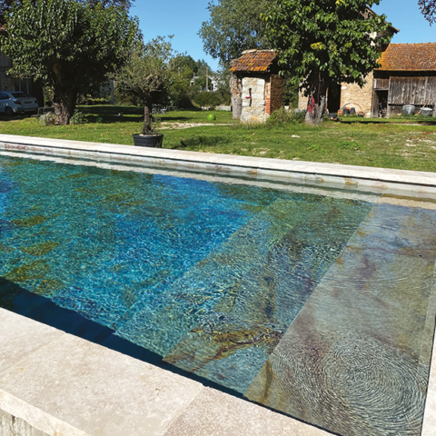 renovation revetement piscine feuille de pierre flexi pierre