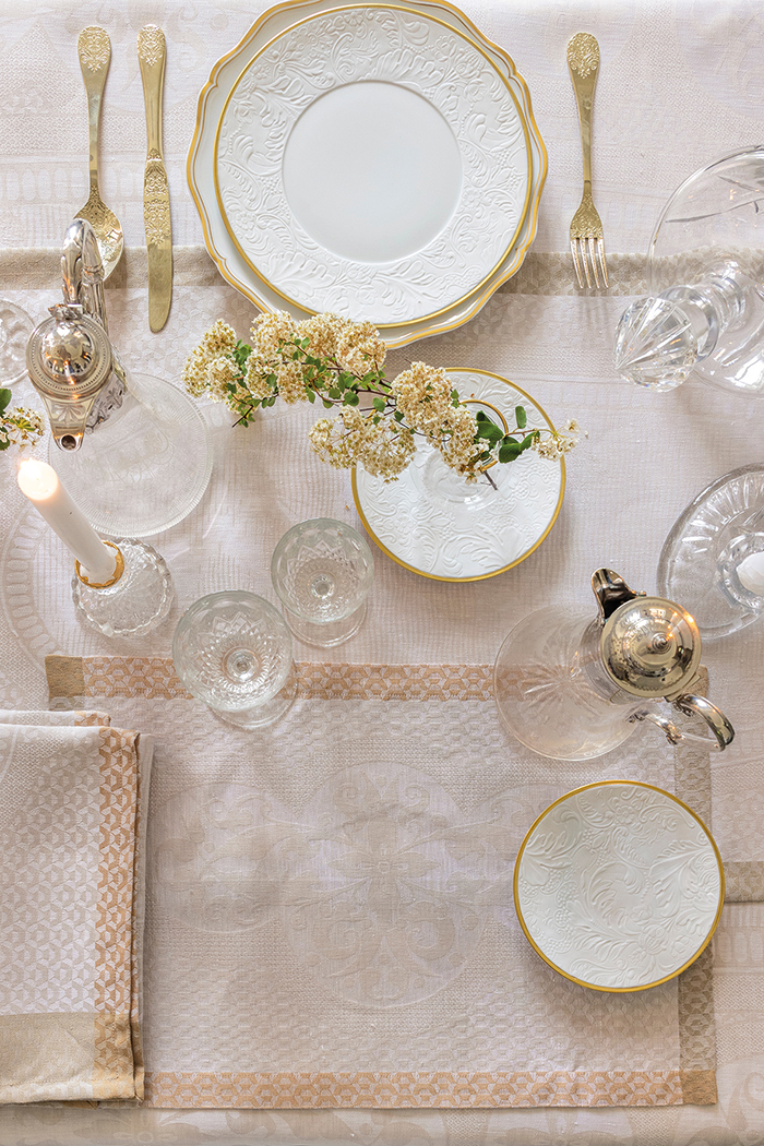 table de noel decoration
