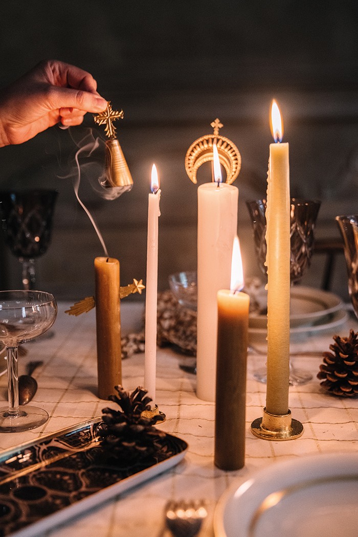 table de noel decoration