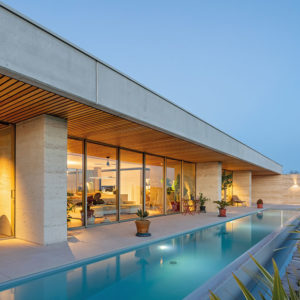 Villa en béton de terre