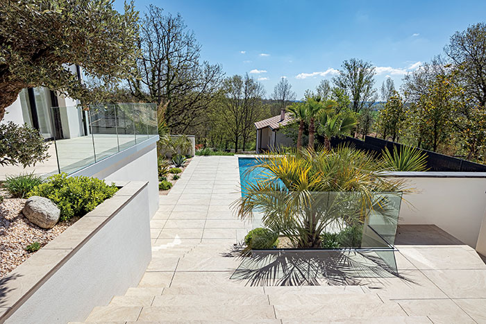 Transparence des garde-corps en terrasse