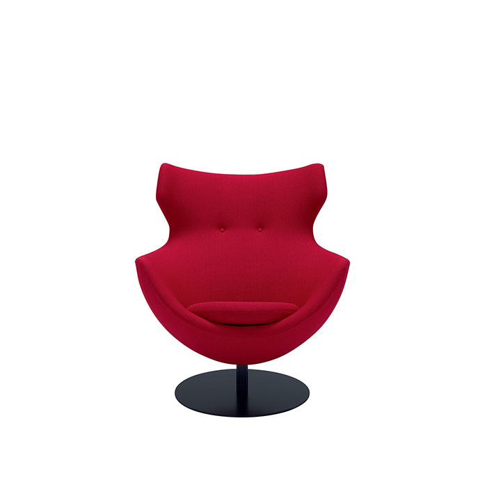 fauteuil rouge pivotant