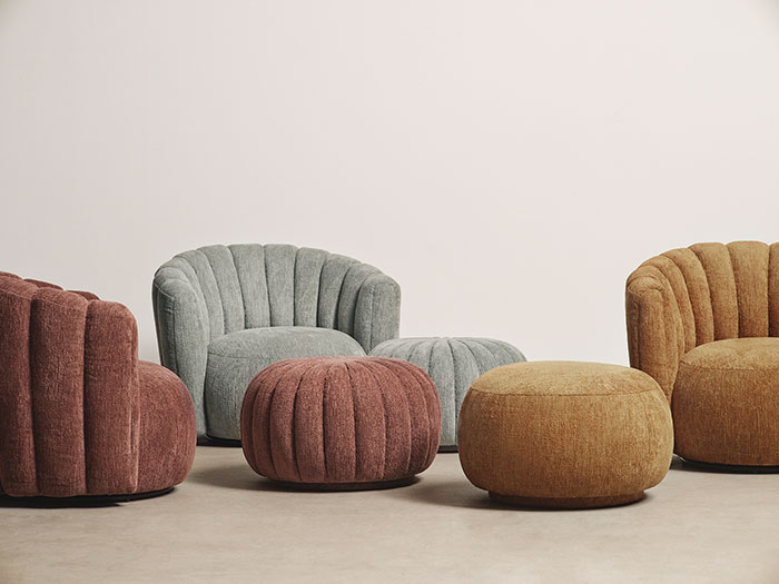 poufs donnant une impression de pâtisseries