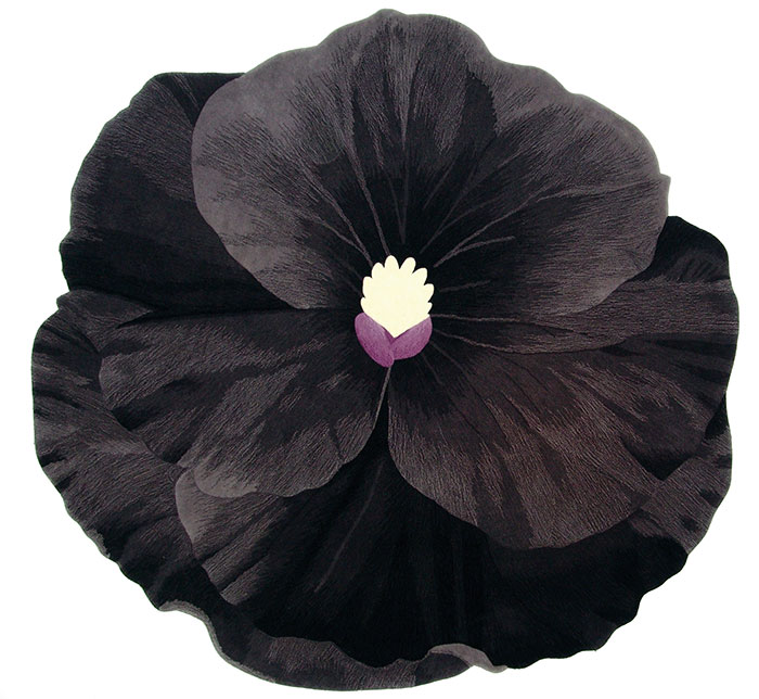 tapis en forme de fleur