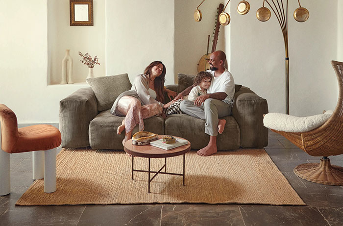 salon ambiance familiale