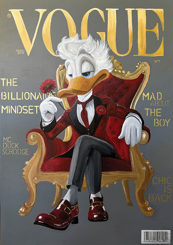 Donald en couverture de Vogue
