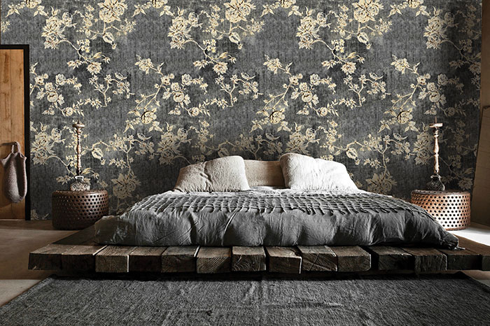 papier peint sobre et sombre