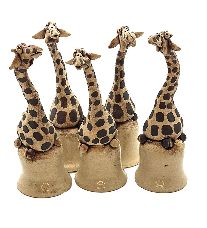 cloches girafes