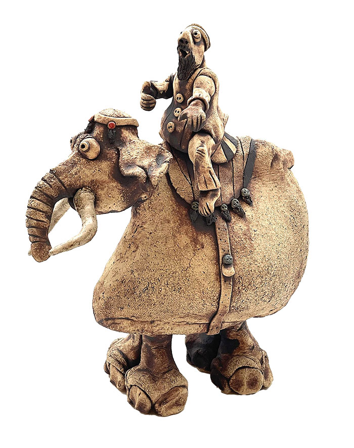 éléphant et cavalier