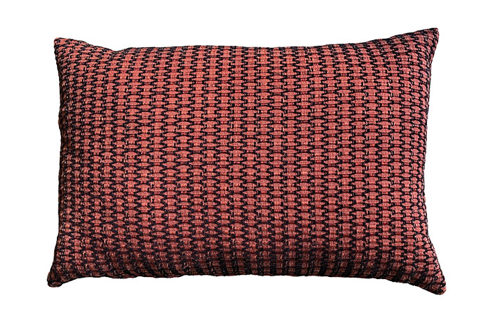coussin tissu texturé