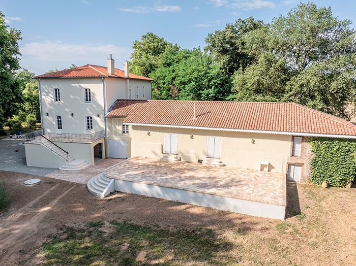 façade latérale terminée