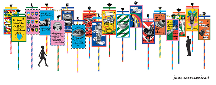 dessin de castelbajac parcours musée