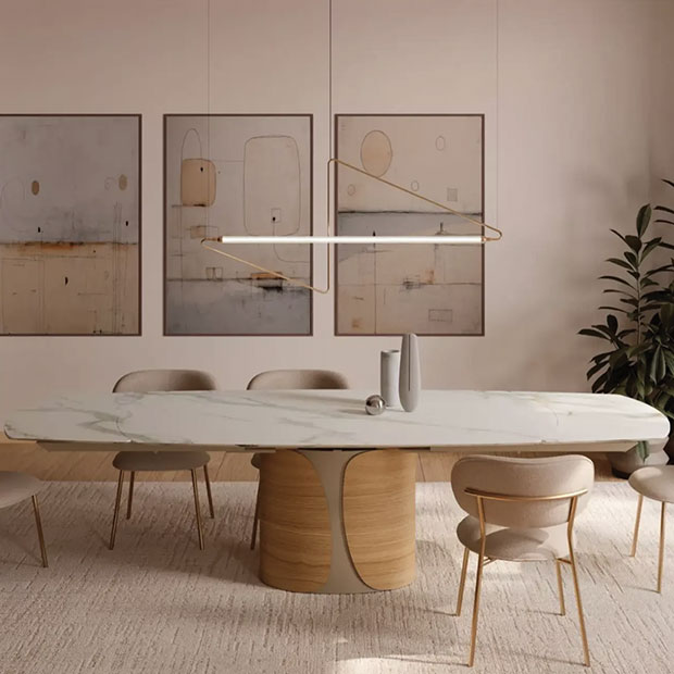 salle à manger sobre et classe