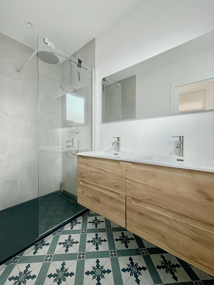 salle de bains suite parentale