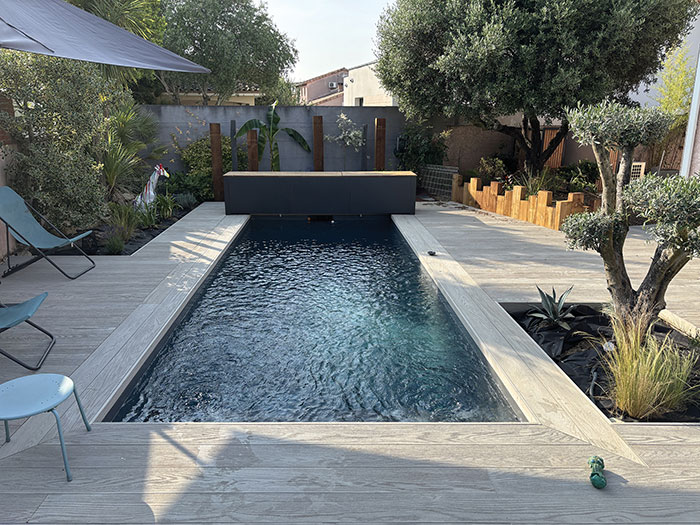 piscine sur ancien ovoïde