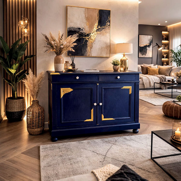 buffet bleu