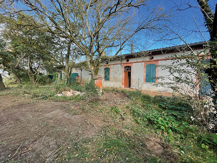 ferme contemporaine proche de Toulouse avant travaux