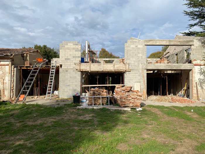 ferme contemporaine proche de Toulouse avant travaux