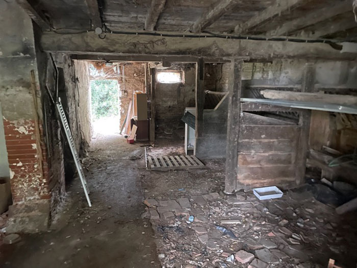 ferme contemporaine proche de Toulouse avant travaux