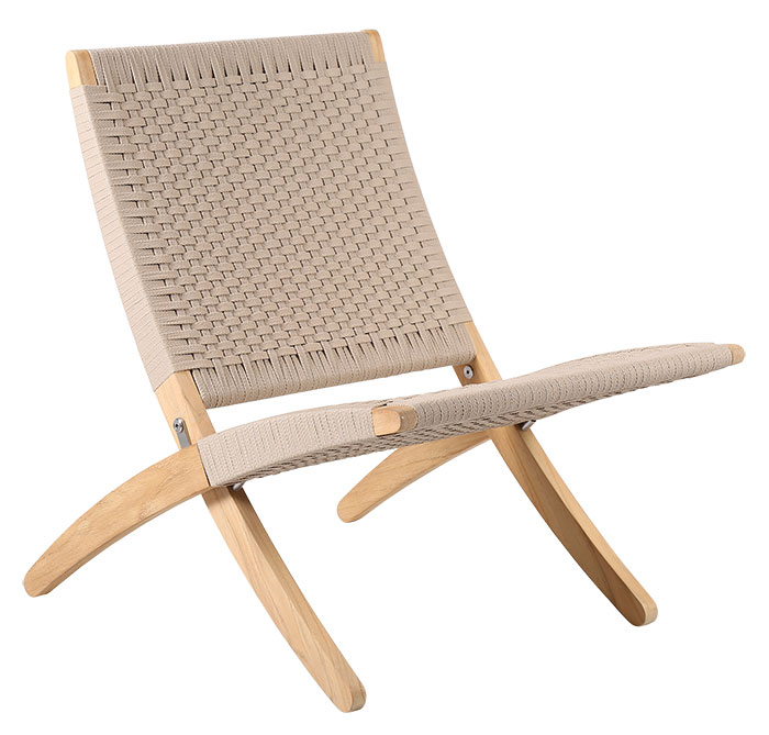 Salon à ciel ouvert avec Chaise Cuba MG501 outdoor de Carl Hansen & Søn