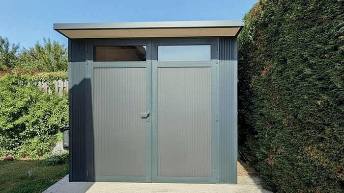 Balma un extérieur réinventé avec abri de jardin en aluminium