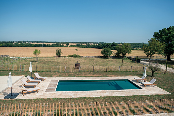 piscine réalisée par Piscinea dans le Lauragais